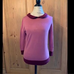 Boden Purple Crew Neck Sweater